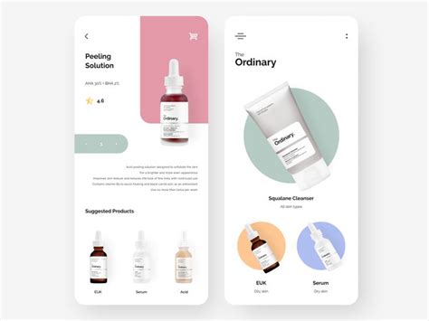 The Ordinary: skin care products App | Catalog design layout, Website design, Catalog design ...