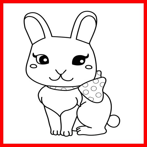 Bunny Nose Drawing at GetDrawings | Free download