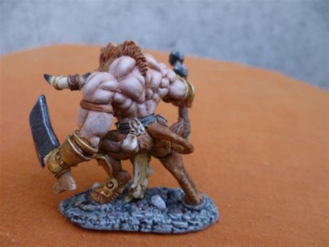 Reaper Miniatures Bones Minotaur by littlefinger · Putty&Paint