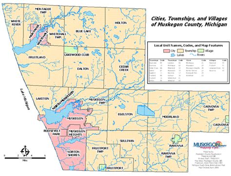 Muskegon County Gis Mapping - Map Of West