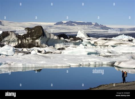 Jokulsarlon Glacial Lagoon Breidamerkurjokull glacier Vatnajokull Iceland Stock Photo - Alamy