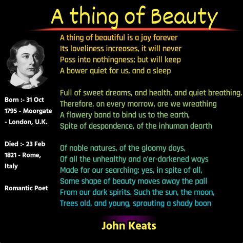 A Thing of Beauty-By John Keats