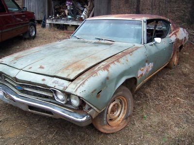 Chevrolet : Chevelle 1969 CHEVELLE PARTS CAR OR PROJECT CAR 68 69 CHEVY ...