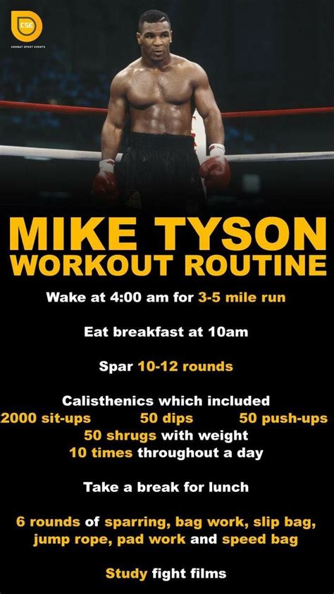 Pin on Workout videos | Mike tyson workout, Boxing training workout ...