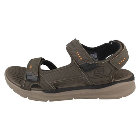 Mens Skechers Relaxed Fit Memory Foam Sandals 'Senco' | eBay