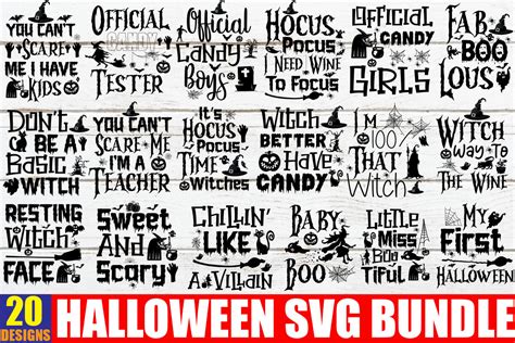 Halloween SVG Bundle , Halloween Vector T-Shirt Bundle By Design get ...