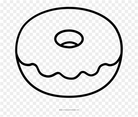 Doughnut Clipart Black And White