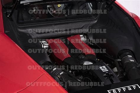 Ferrari 488 engine 2 | Caprice Photography Automotive Art