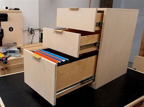 Drawer Cabinet Office Build Pdf Plans Diy Montreal