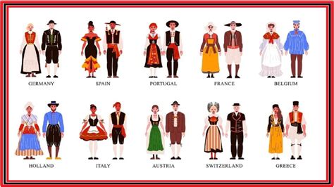 National dress of Europe Countries | European National Dresses | - YouTube