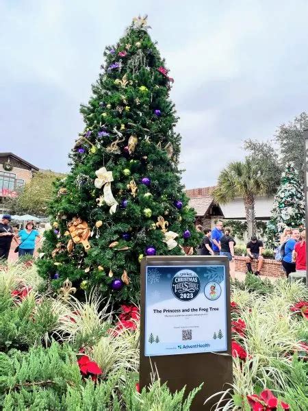 2024 Disney Springs Christmas Tree Stroll - WDW Prep School