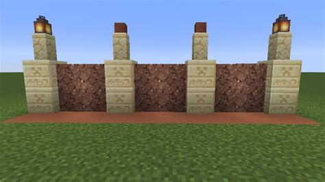 Sandstone Wall Minecraft