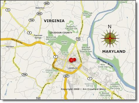 Leesburg Virginia Map - Find Leesburg Homes for Sale - Leesburg VA Map