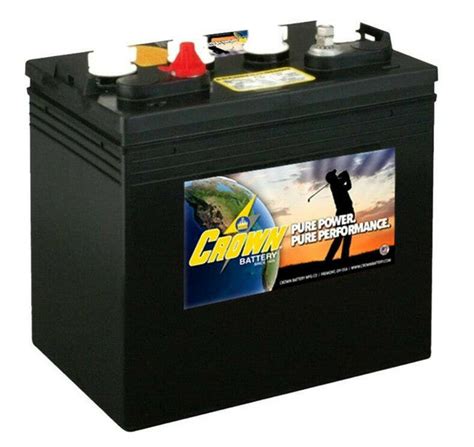 Crown 8 Volt Golf Cart Battery CR-150 8V/150Ah (6 Pack, 48V) | Golf Cart Geeks