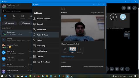 How to Blur Background of Skype Videos Calls (Skype Windows 10 App)