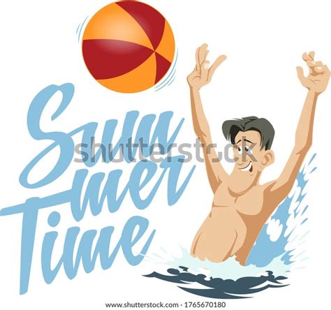 Girl Bikini Ball Funny People Stock Stock Vector (Royalty Free) 1765670180 | Shutterstock