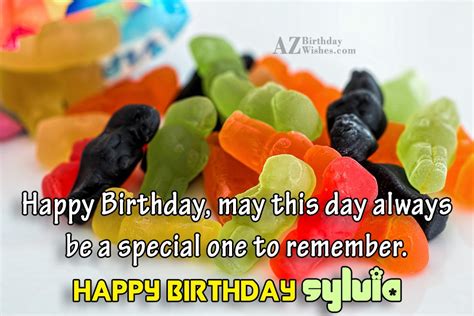 Happy Birthday Sylvia - AZBirthdayWishes.com