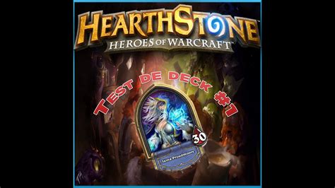 [Hearthstone]Test de deck #1 - Mage full sort. - YouTube