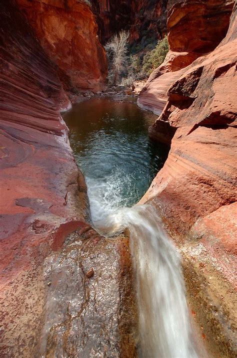 "Quail Creek Waterfall" Photographic Print for Sale by Clayhaus | National parks, Beautiful ...