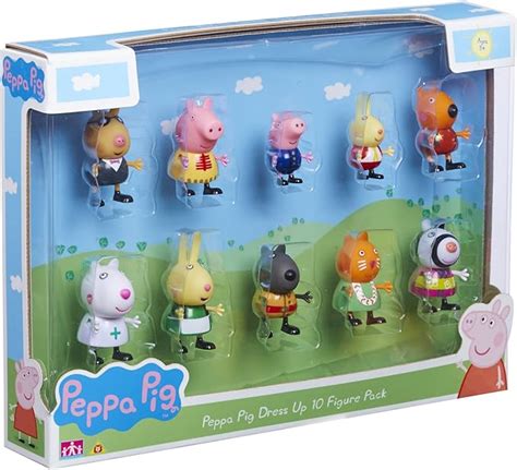 Peppa Pig 06529 Dress-up Figure (Pack of 10): Character Options: Amazon ...