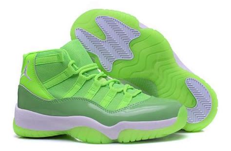 Nike Air Jordan XI 11 Retro Women Basketball Shoes Flu Green 378037-133 - Sepsale