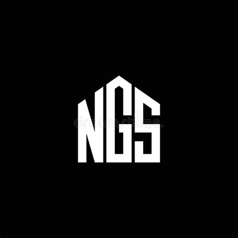 NGS Letter Logo Design on BLACK Background. NGS Creative Initials ...