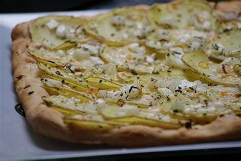 Cook Play Explore: Potato Pizza with Lavender, Rosemary, and Lemon