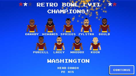 First ever Retro Bowl win! : r/RetroBowl