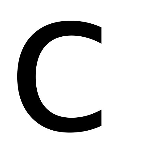 Black Letter C Logo - LogoDix