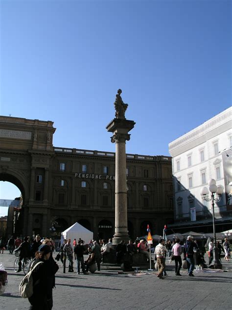 Piazza della Repubblica,Florence:Center of Florence Since Roman Times