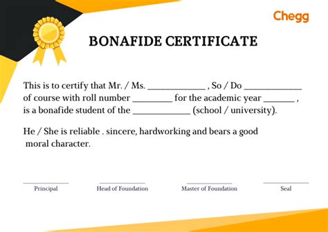 Bonafide Certificate – Types, Format, Uses