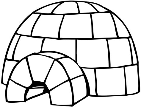 clipart image of igloo - Clip Art Library