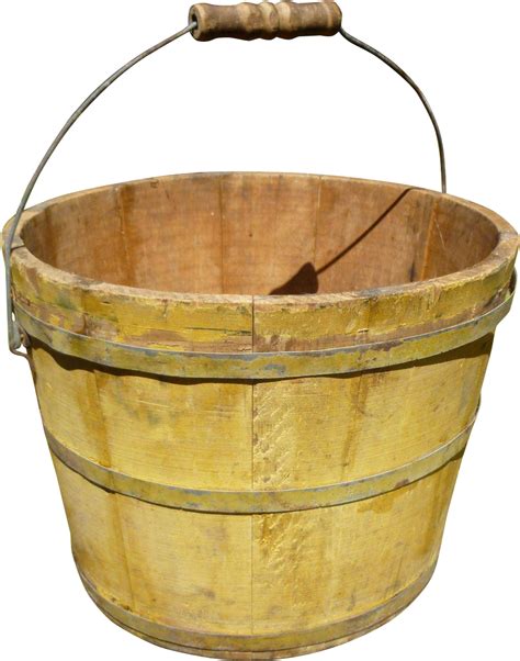 Download Clip Art Staved Wood In Old - Wooden Bucket Png - ClipartKey