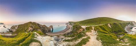 Durdle Door Sunrise - Dorset 360 Panorama | 360Cities