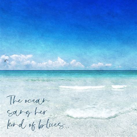 Tropical Beach in Teal Aqua Turquoise Blue Quote Poster | Zazzle.com | Beach ocean quotes, Blue ...