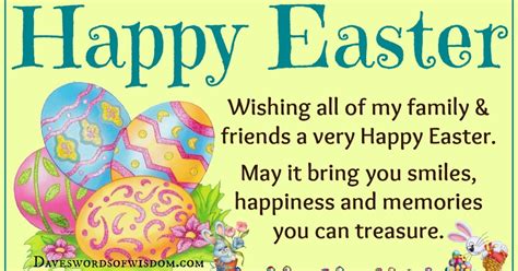 Daveswordsofwisdom.com: Wishing you a Happy Easter.