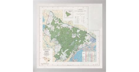 Francis Marion National Forest Map (1981) Poster | Zazzle