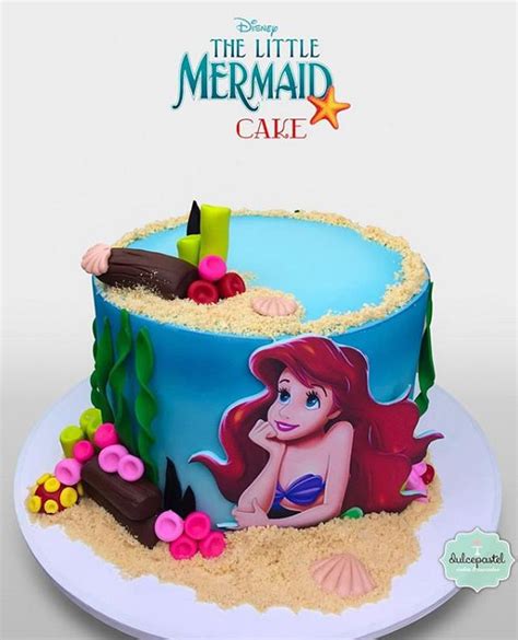 Torta La Sirenita Medellín - Little Mermaid Cake Medellin - CakesDecor