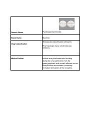 Pyridostigmine Bromide Mestinon Drug Study NCM -216.pdf - Generic Name Pyridostigmine Bromide ...