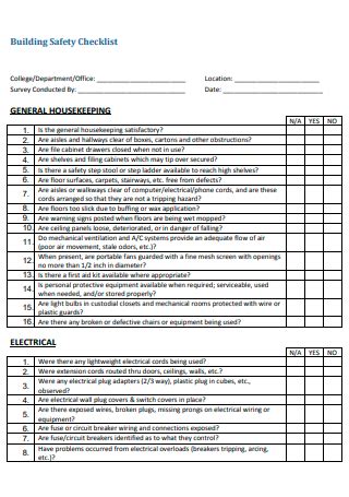 FREE 28+ Housekeeping Checklist Samples, PDF, Word