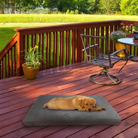 PETMAKER Waterproof Memory Foam Pet Bed- Indoor/Outdoor Dog Bed with ...