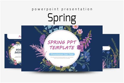 Spring PPT Template (518692) | Presentation Templates | Design Bundles | Presentation templates ...