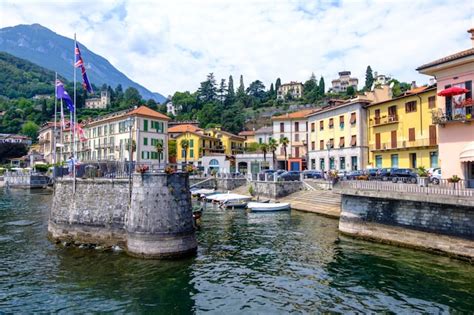 Premium Photo | Menaggio town on lake como