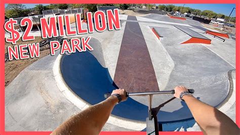 THIS BRAND NEW SKATEPARK IS AMAZING | Northridge Ohio - YouTube