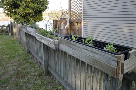 DIY Hanging Fence Planters