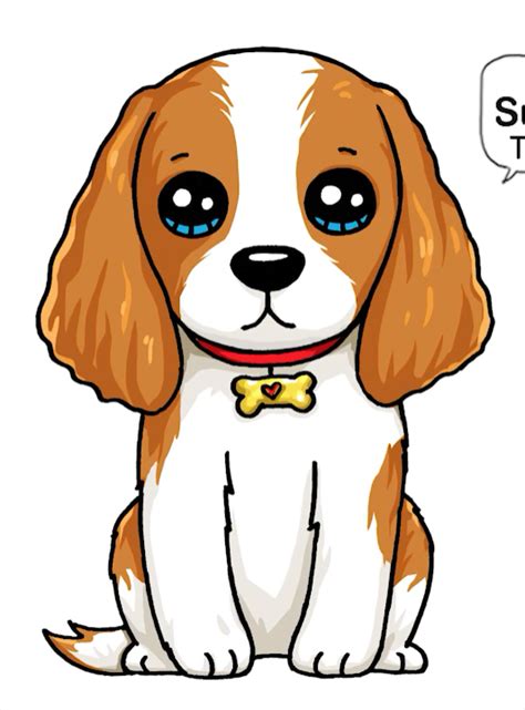 Cute Kawaii Puppy Drawing