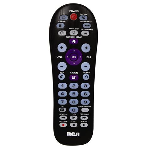 RCA 4-Device Universal Remote Streaming and Dual Navigation-RCR414BHZ - The Home Depot