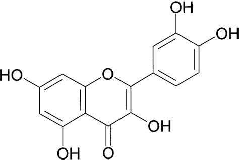 Chemical structure of quercetin. | Download Scientific Diagram