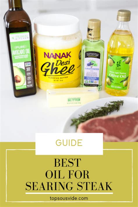 5 Best Oils for Searing Steak (+ 1 To Avoid)