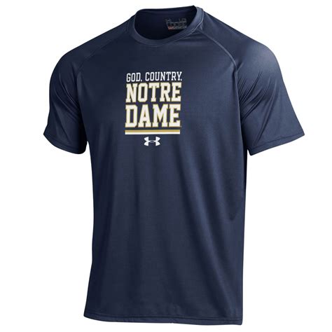 Notre Dame Fighting Irish Under Armour On-Field Graphics Performance T ...